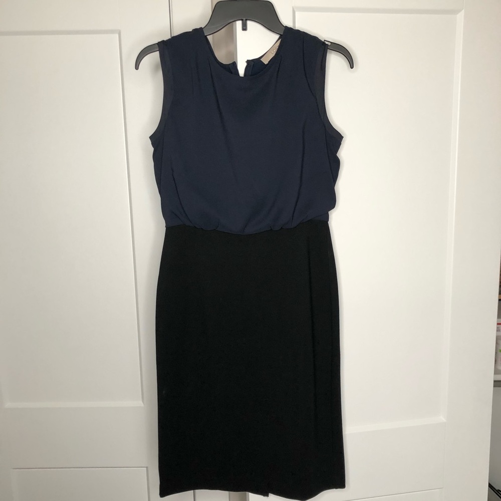 ANN TAYLOR LOFT Dress Blue Black